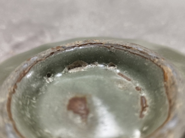 古玩陶瓷龍泉窯青瓷蓮瓣盤真品鑒賞圖