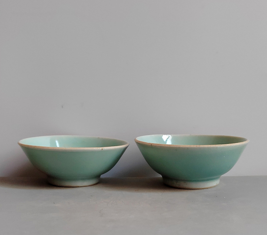 古玩陶瓷豆青拍賣，當前價格10元