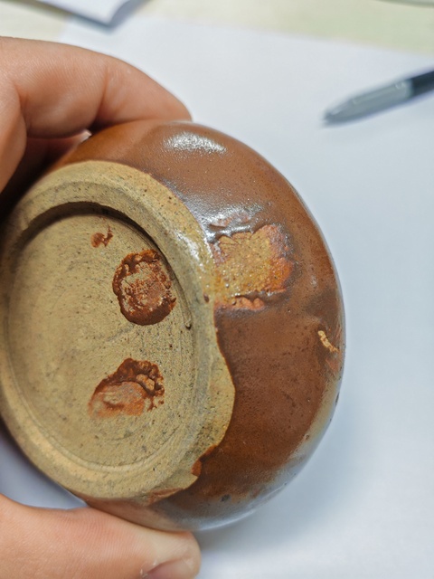 古玩陶瓷紫金釉水盂真品鑒賞圖