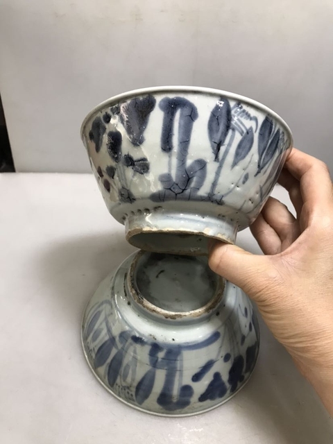 古玩陶瓷青花碗拍賣,當前價格200元