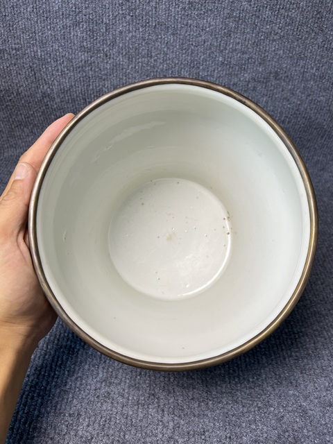 古玩陶瓷青花壽字紋廣口罐拍賣，當(dāng)前價格4588元