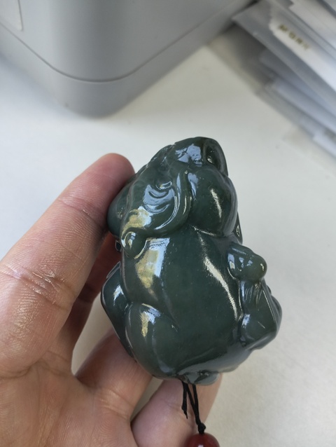 古玩玉器天然和田把件真品鑒賞圖