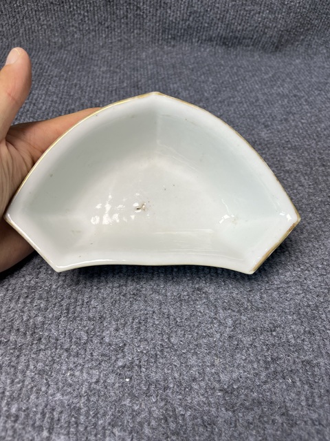 古玩陶瓷淺降彩高士童子紋角碗拍賣，當前價格1399元