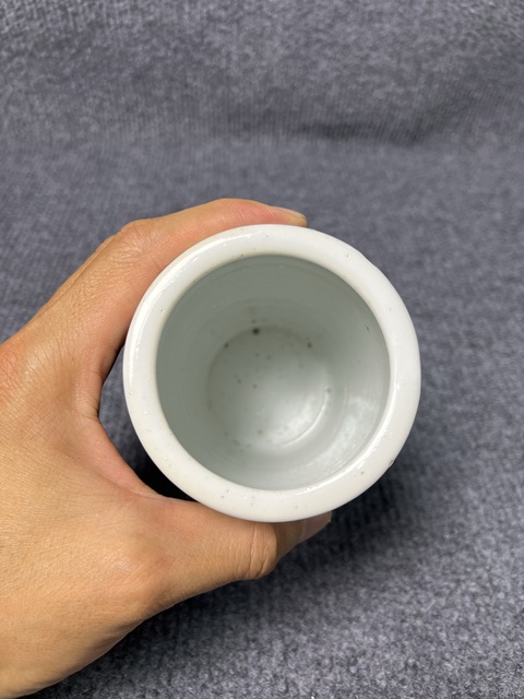 古玩陶瓷墨地粉彩留白八仙人物故事紋筆筒拍賣,當前價格3988元