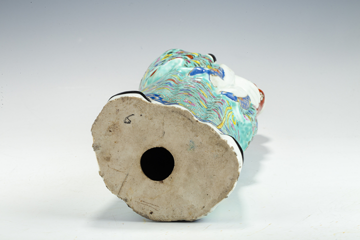 古玩陶瓷民國·粉彩福星塑像拍賣，當(dāng)前價格5564元