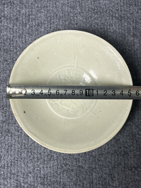 古玩陶瓷青白釉暗刻雙魚紋六出筋碗拍賣，當前價格2288元