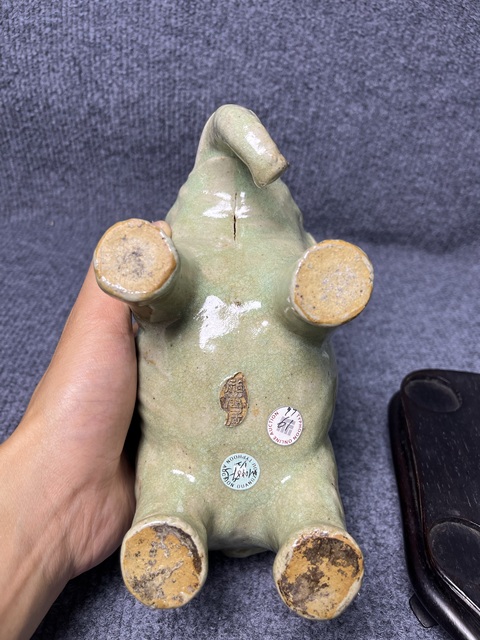 古玩陶瓷石灣窯騎象羅漢拍賣，當(dāng)前價(jià)格10888元