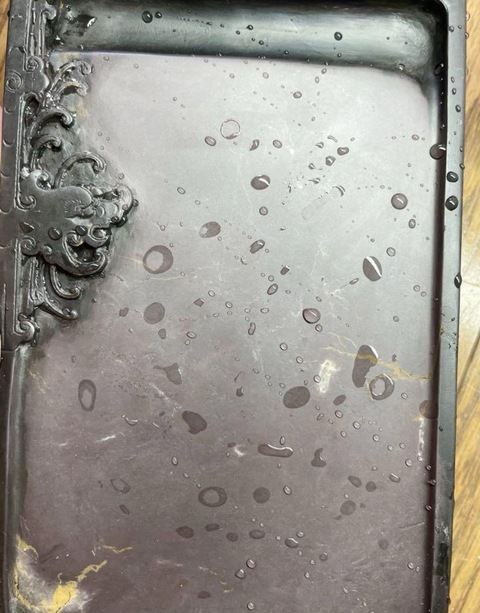 古玩雜項龍紋硯真品鑒賞圖