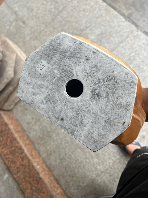 古玩陶瓷紫金釉偉人像真品鑒賞圖