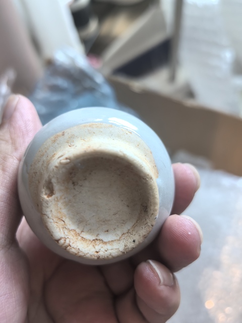 古玩陶瓷青花花卉紋玉壺春瓶真品鑒賞圖