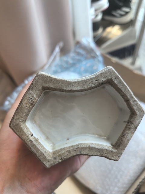 古玩陶瓷粉彩五子奪魁圖雙聯瓶真品鑒賞圖