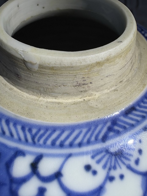 古玩陶瓷青花冰梅罐真品鑒賞圖