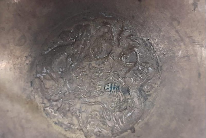 古玩銅器銅缽真品鑒賞圖