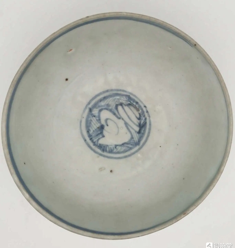 古玩陶瓷青花海螺紋碗真品鑒賞圖