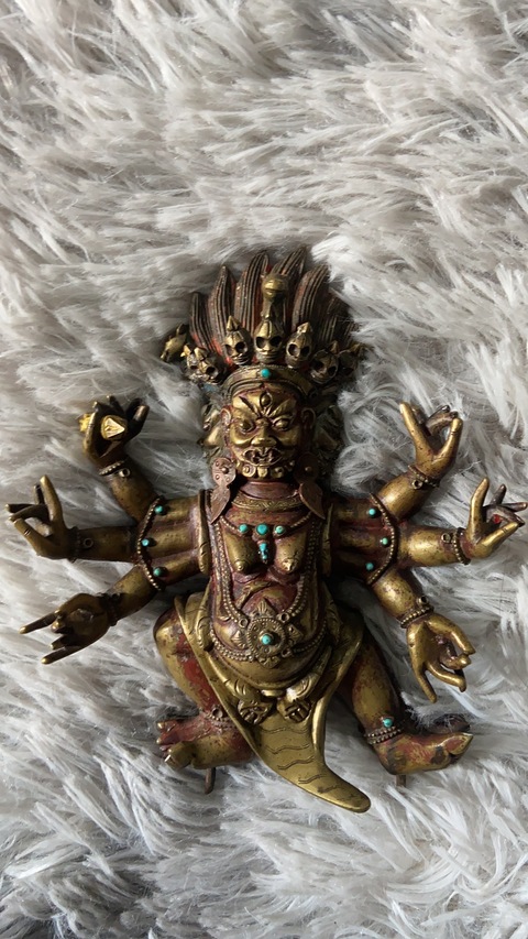 古玩銅器銅造像真品鑒賞圖