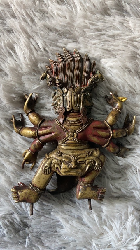 古玩銅器銅造像真品鑒賞圖