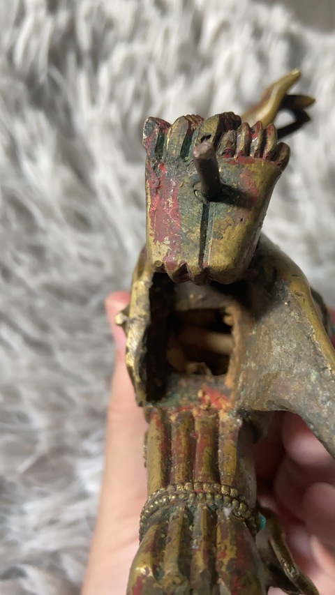古玩銅器銅造像真品鑒賞圖