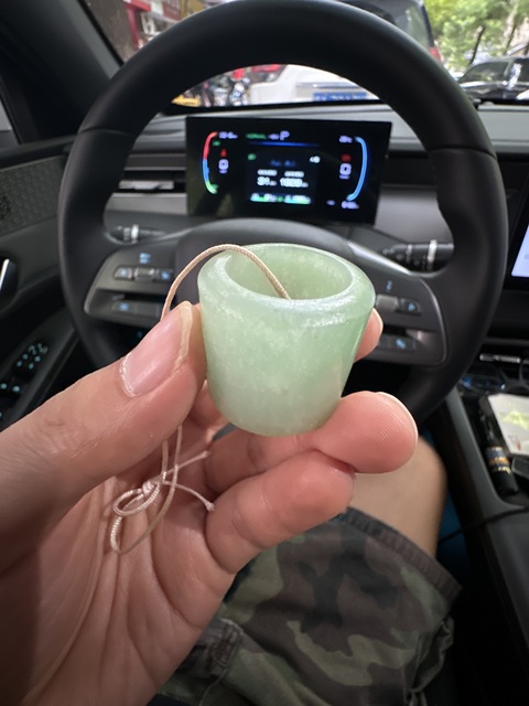 古玩玉器翡翠扳指真品鑒賞圖