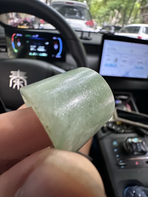 古玩玉器翡翠扳指真品鑒賞圖