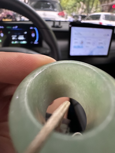 古玩玉器翡翠扳指真品鑒賞圖