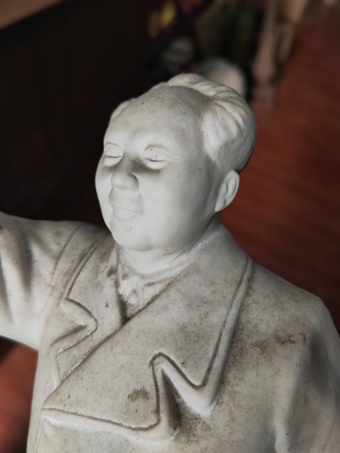 古玩陶瓷生瓷主席造像真品鑒賞圖