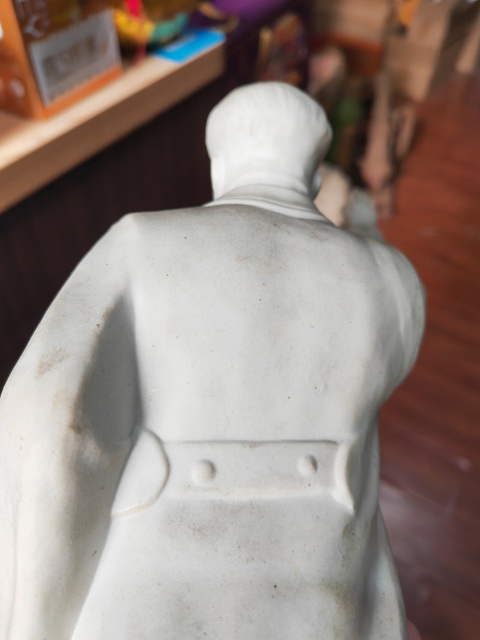 古玩陶瓷生瓷主席造像真品鑒賞圖