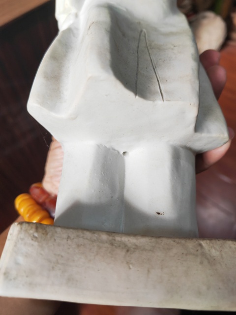 古玩陶瓷生瓷主席造像真品鑒賞圖