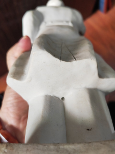 古玩陶瓷生瓷主席造像真品鑒賞圖