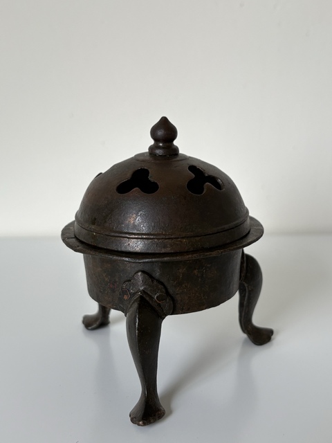 古玩銅器銅三足爐真品鑒賞圖