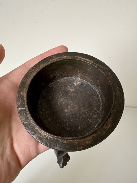 古玩銅器銅三足爐真品鑒賞圖