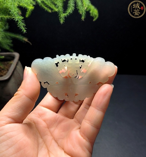 古玩玉器和田玉雕“福壽佩”真品鑒賞圖