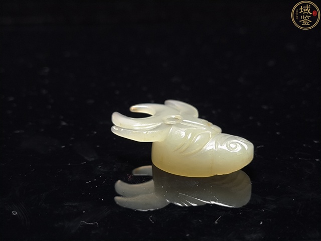 古玩玉器和田玉雕“牛面”真品鑒賞圖