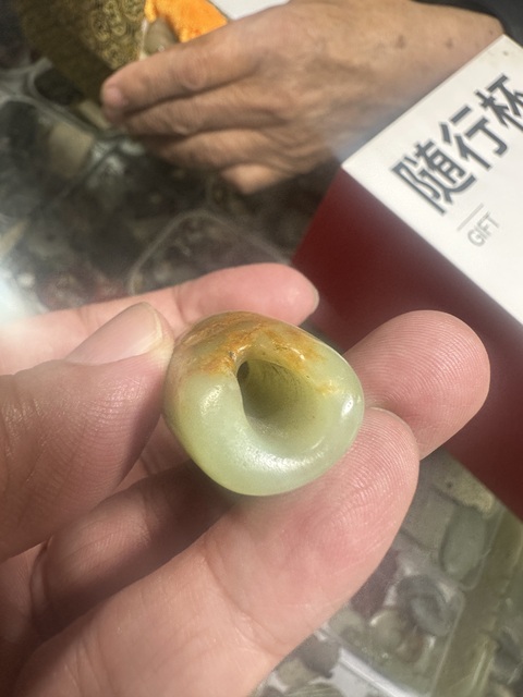 古玩玉器河磨玉雕“素紋勒”真品鑒賞圖