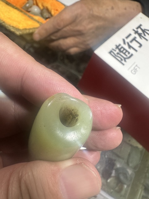 古玩玉器河磨玉雕“素紋勒”真品鑒賞圖