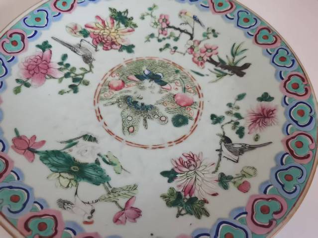 古玩陶瓷盤真品鑒賞圖