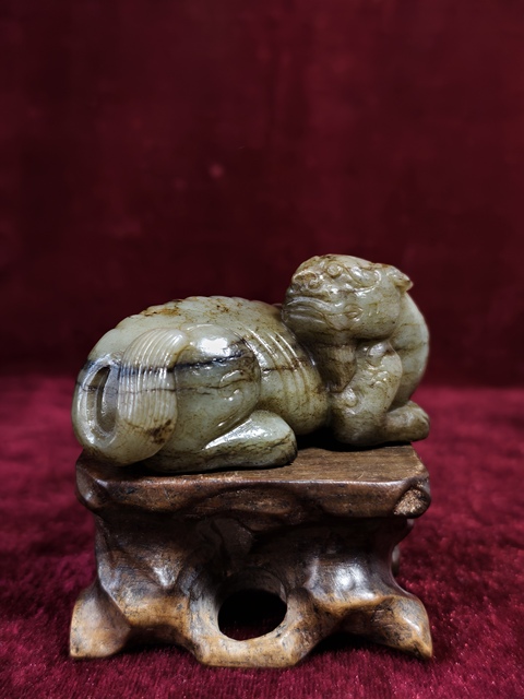 古玩玉器瑞獸真品鑒賞圖