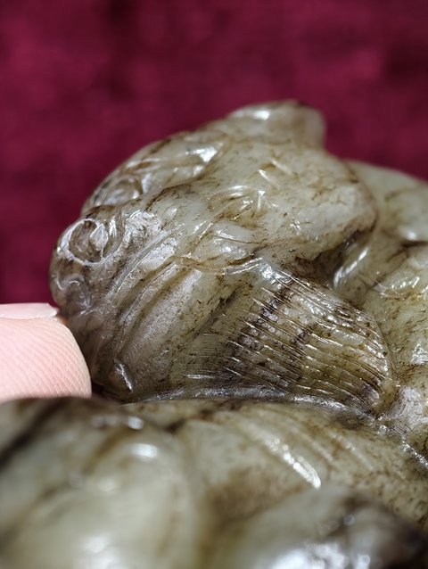 古玩玉器瑞獸真品鑒賞圖