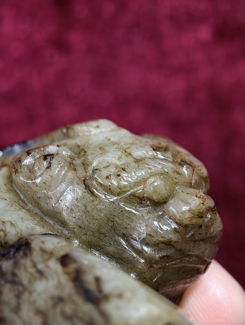 古玩玉器瑞獸真品鑒賞圖