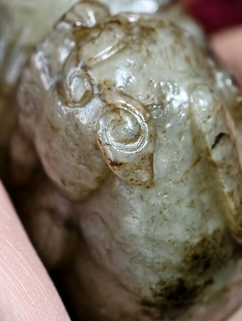 古玩玉器瑞獸真品鑒賞圖