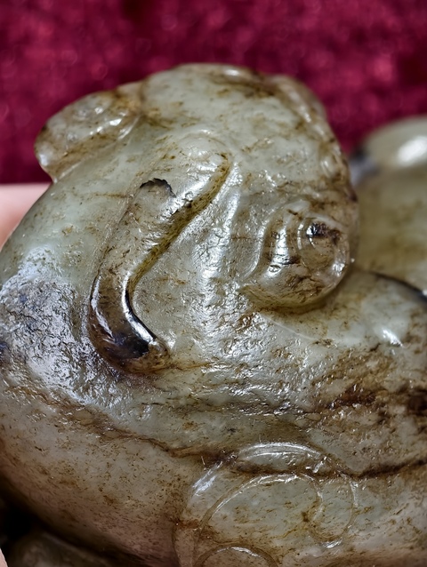 古玩玉器瑞獸真品鑒賞圖