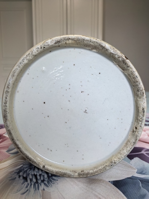 古玩陶瓷清道光 粉彩人物紋雙耳瓶真品鑒賞圖