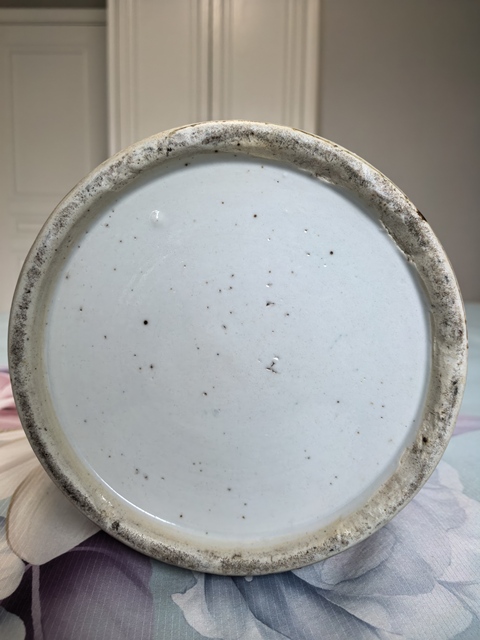 古玩陶瓷清道光 粉彩人物紋雙耳瓶真品鑒賞圖