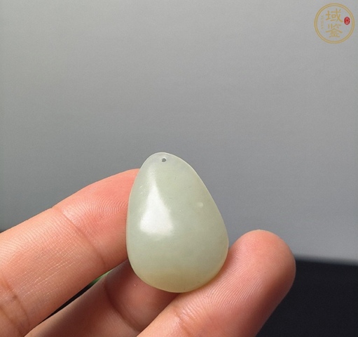 古玩玉器和田玉雕“生肖羊墜”真品鑒賞圖