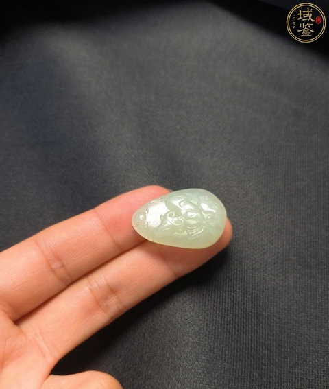 古玩玉器和田玉雕“生肖羊墜”真品鑒賞圖