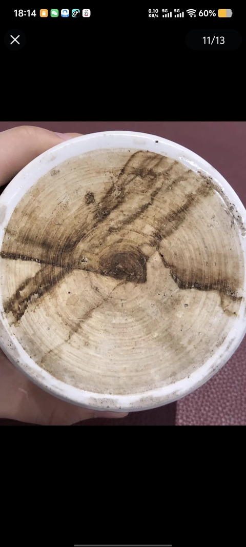 古玩陶瓷人物紋粉彩筆筒真品鑒賞圖