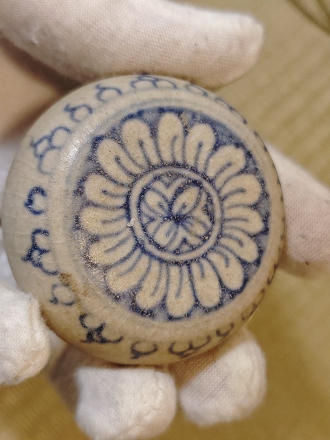 古玩陶瓷 青花蓋盒真品鑒賞圖