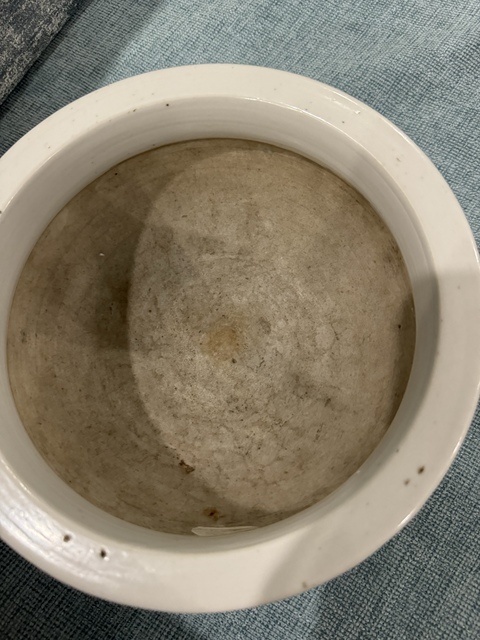 古玩陶瓷青花夔龍紋香爐真品鑒賞圖