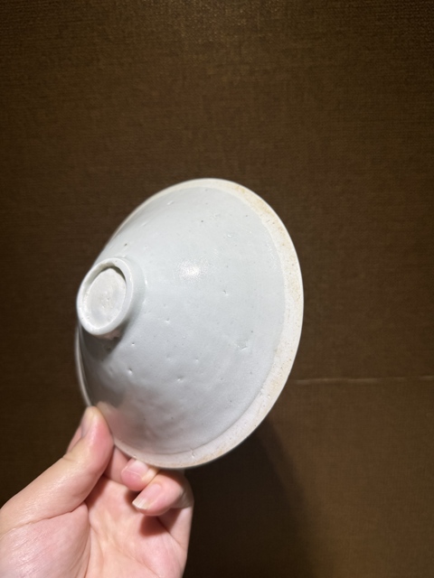 古玩陶瓷青白釉雙鳳斗笠盞真品鑒賞圖