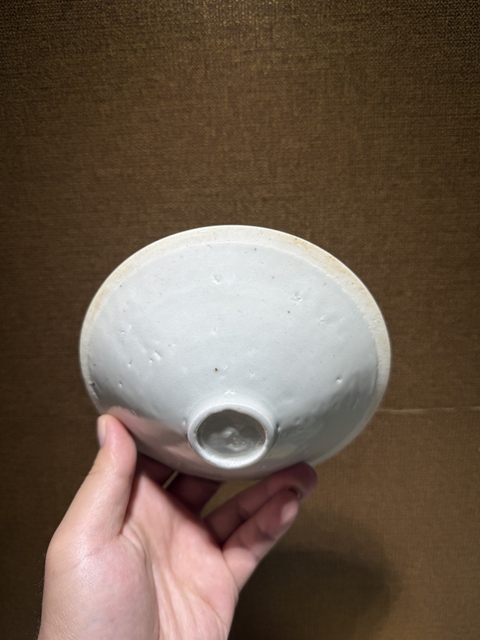 古玩陶瓷青白釉雙鳳斗笠盞真品鑒賞圖