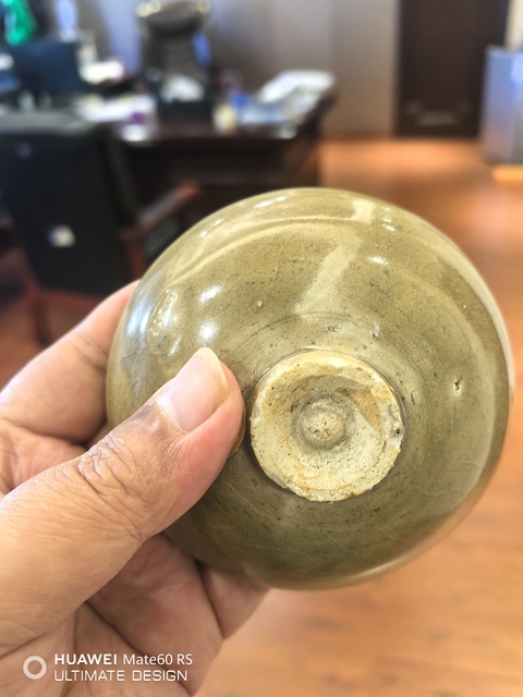 古玩陶瓷龍泉青瓷茶碗真品鑒賞圖